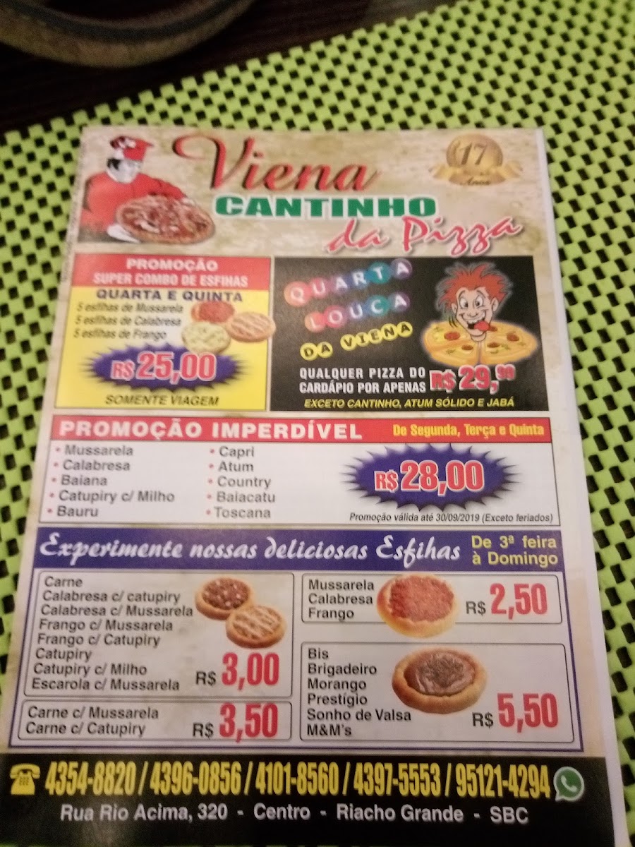 Menu Viena Cantinho Da Pizza-3